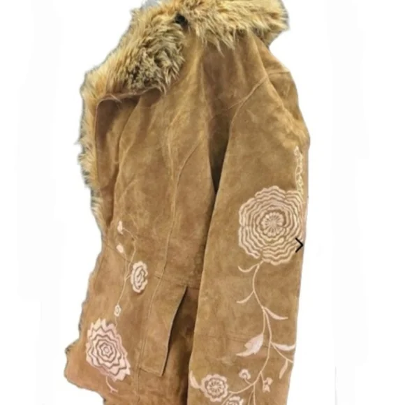 Vintage Spiegel Suede Coat